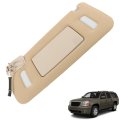Driver Sun Visor Mirror Beige Left For 2007 2014 Silverado Tahoe Yukon Suburban Escalade 22850306 Replacement Interior Shade 