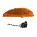 Niuparts Side Rocker Panel Led Turn Signal Marker Light 9 Diodes Amber Amber With Wire Harness For International Prostar