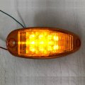 Niuparts Side Rocker Panel Led Turn Signal Marker Light 9 Diodes Amber Amber With Wire Harness For International Prostar