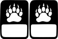 Jeeptails Bear Paw Tail Lamp Light Covers Non-led For Jeep Gladiator 