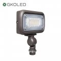 Gkoled 12w Outdoor Waterproof Led Garden Security Floodlight 900lumens 80cri 2700k 9-15v Ac Dc 1 2 Knuckle Mount Uv Resistant