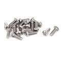 Uxcell M5x16mm 304 Stainless Steel Button Head Torx Security Tamper Proof Screws 20pcs