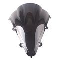 Gzyf Black Smoke Double Bubble Windscreen Windshield For Yamaha Yzf R1 04 05 06 2004 2005 2006