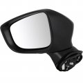 Aintier Driver Side Black Mirror Compatible With 2017 2018 2019 For Mazda 3 Power Lamp Ma1320184