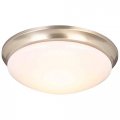 Hampton Bay 13 Brushed Nickel Led Flushmount Model Hgv3011l-2 Bn 