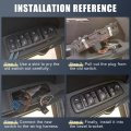 Master Driver Side Power Window Switch 15728438 Sd-000131 Replacement For Chevrolet Express 1996-2000