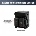 Master Driver Side Power Window Switch 15728438 Sd-000131 Replacement For Chevrolet Express 1996-2000
