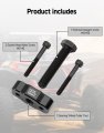 Utv Steering Wheel Puller Kit For Polaris Rzr Xp 1000 Turbo Heavy Duty Billet Aluminum Removal Tool With Extended Screw Black