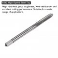 Uxcell 5pcs Machine Thread Taps 8-40 Un 2b High Speed Steel 6542 Straight Flute Screw Milling Threading Tapping Repair Tools
