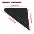 Gxywady Left Driver Right Passenger Side Exterior View Mirror Panel Triangle Trim Replacement For Grand Caravan 2008-2017