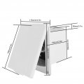 Fydun Rv Exterior Shower Box 1 2in Inlet And Outlet Interface White For Caravan Boat Motorhome Without Hose Head
