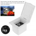 Fydun Rv Exterior Shower Box 1 2in Inlet And Outlet Interface White For Caravan Boat Motorhome Without Hose Head