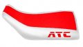 Verde Powersports Vps Seat Cover For Honda Atc 250sx Red White Logo 