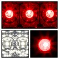 Acanii Smoked Lens Full Led Tail Lights Brake Lamps Driver Passenger Side Replacement For 2007-2017 Jeep Wrangler