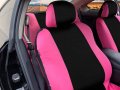 Carscover Real Pink Black Seat Covers For Auto Truck Car Suv Woman Style Cover 9pc Low Back