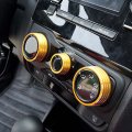 Polarlander 3pcs Lot Car Styling Ac Knob Cover Air Conditioning Heat Control Switch Button Compatible For Honda Fit 2014 2015