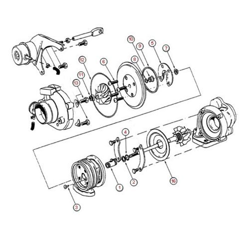 Turbo Rebuild Kit For Audi Vw Volkswagen1 9t 2 5t Garrett Gt1749v Gt2056v Turbocharger 215021
