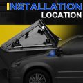 A-premium Passenger Mirror Flag Applique Panel Compatible With Chrysler Town Country 2008-2016 Dodge Grand Caravan 2008-2020