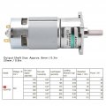 Dc Gear Motor Low Speed Mini Reduction Cw Ccw Permanent Magnet Automated Industry 24v Xda 42ga755 100rpm Min