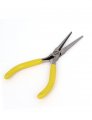 Uxcell Plastic Coated Handle Long Needle Nose Pliers Electrical Repair Tool