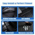 Tpe Floor Mats Liners Set Of 3 Black For Jeep Grand Cherokee Dodge Durango 2013 2014 2015 2016