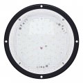 Rv Trailer Camper 1000 Lumen 5th Wheel Scare Porch Led Light 8 5 In Round Black Trim 12v Dimmable Cool White Utility Dome