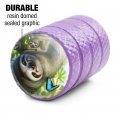 Sloth Family Butterflies Valve Stem Caps For Tire Rim Wheel Aluminum Purple