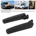 Pair Car Adjustable Armrest Seat Shock Resistant Pu Sponge Black Universal For Automobiles Trucks