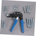 19pcs Cavity Plasterboard Plug Hollow Wall Anchor Setting Tool Screw