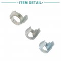 Acropix Door Lock Cylinder Repair Kit Replacement Fit For Bmw 325i 1 Set Silver Tone