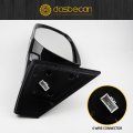 Left Driver Side Door Mirror For 2013-2018 Hyundai Santa Fe Sport Heated Turn Signal Light Power Glass Manual Folding Without