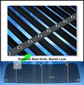 Off Roader Egrille For Toyota Tundra 2003-2006 Main Upper Stainless Steel Black 8x6 Horizontal Billet Grille Insert Bgc-28t4606