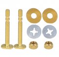 Raven Kcfa-36534 Brass Closet Bolts Easy Snap With Nuts And Washers For Toilets 1 Inch X 3 2 Set Of 1 4 3-en Kcfa-36534 Brass 