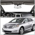 Grey Oe Style Driver And Passenger Side Sun Visor Sunshade Compatible With Toyota Venza 09-16