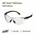 3m Solus 1000 Series S1501sgaf Black Temples Scotchgard Anti-fog Coating Clear Af-as Lens