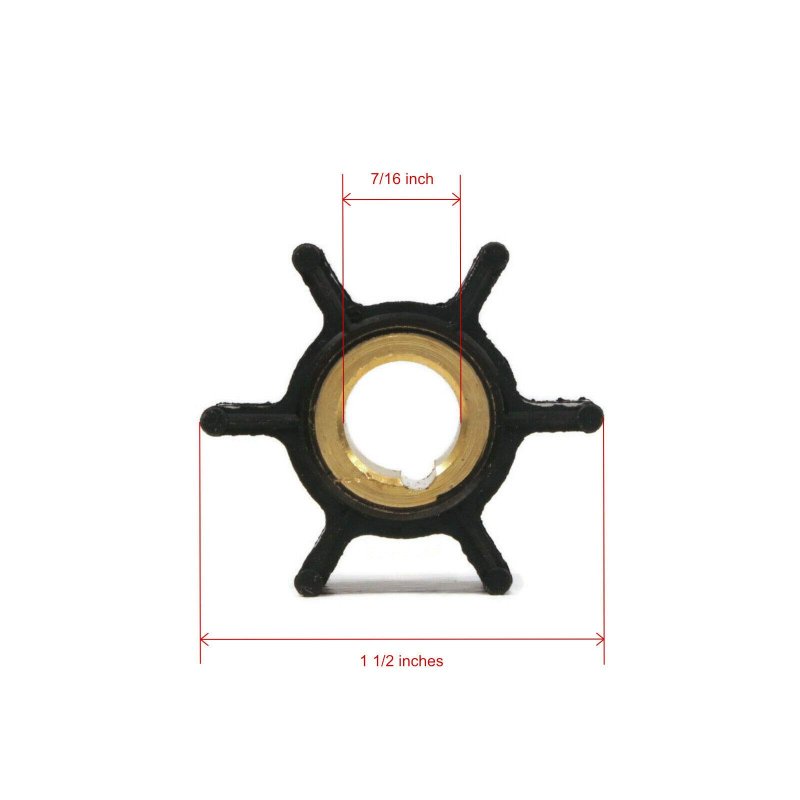 Water Pump Rebuild Kit For 1980-1983 Evinrude Johnson 4 5 7 Hp Boat Impeller
