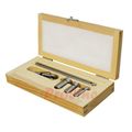 9 Pc Standard Hss Keyway Broach Set Cutting Cutter Bushings Shim Harden 