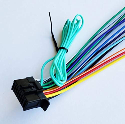 16 Pin Pioneer Avh-120bt Avh-w4500nex Dmh-1500nex Dmh-2660nex Dmh-w4600nex Dmh-wt7600nex Auto Stereo Wiring Harness