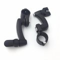 Xkh Group Motorcycle Black Adjustable Peg Mounting Kit Wing Zombie Sull Footrest For V-star Roadstar Suzuki Boulevard Equipped