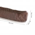 Uxcell Self Adhesive Brush Seal Weather Stripping 9 16 X 3 8 4ft Door Strip For Sliding Sash Window Wardrobe Brown