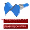 Uxcell Forstner Drill Bits 42mm Tungsten Carbide Wood Hole Saw Auger Opener Woodworking Hinge Drilling Boring Bit Cutter Blue