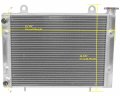 Zongheng All Aluminum Radiator For 2010-2013 Polaris Ranger Xp 800 4 X 2011 2012