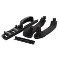 Black Interior Inside Door Grab Handle Covers Window Switch Bezel Kit
