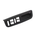 Black Interior Inside Door Grab Handle Covers Window Switch Bezel Kit