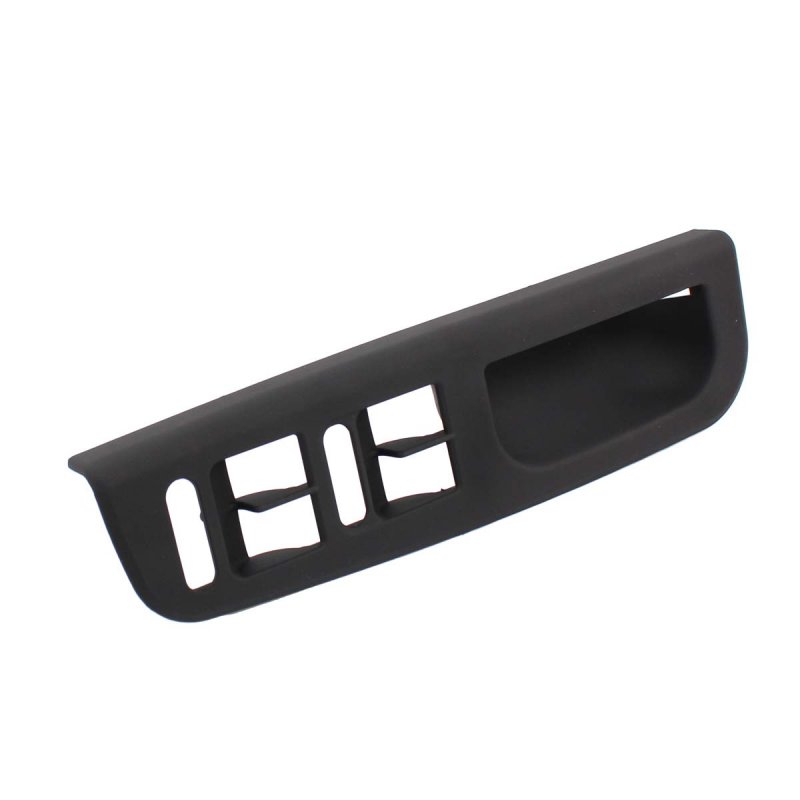 Black Interior Inside Door Grab Handle Covers Window Switch Bezel Kit
