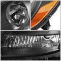 Auto Dynasty Black Housing Amber Corner Head Lamps Tool Kit For Sienna 04-05