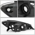 Auto Dynasty Black Housing Amber Corner Head Lamps Tool Kit For Sienna 04-05