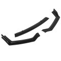 Front Bumper Lip Spoiler For Infiniti Q50 Sport Model 2018 2021 Glossy Black Abs Body Kit 3 Piece Set 