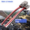 2 Pin Automotive Sealed Electric Plug Male Female Waterproof Connector Wire Harness Dtp Series Dtp06-2s Dtp04-2p With 12 Awg