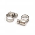 Uxcell 16pcs Stainless Steel Adjustable Car Fuel Hose Clamp Pipe Tube Tight Clip 8-16mm